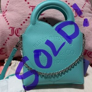 Tiffany & Co. Turquoise Mini Bag with Chain -SOLD SOLD SOLD